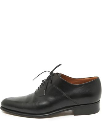 J.W.Anderson leather lace-up Oxford shoes - Black