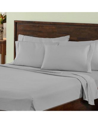 Superior Premium Plush 1000 Thread Count Solid Deep Pocket Cotton Rich Bed Sheet Set