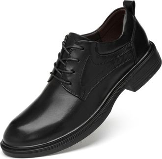 Generic Mens Classic Oxfords Lace Up Plus Size Business Formal Wingtip Brogue Dress Shoes for Men (Black 1,12.5)