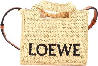 Loewe Borsa tote Ibiza mini con logo - Toni neutri