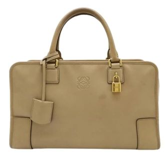 Loewe Pre-owned Handbags, female, Beige, Size: ONE SIZE Pre-owned Handbag