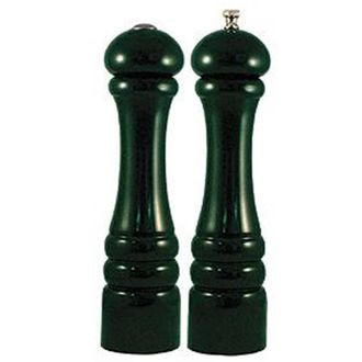 Chef Specialties 10800 - Autumn Hues - 10 Inch - Pepper Mill And Salt Shaker Set - Forest Green
