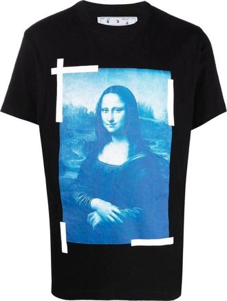 Off-white Monalisa Mona Lisa Short Sleeve Black OMAA027C99JER0061045