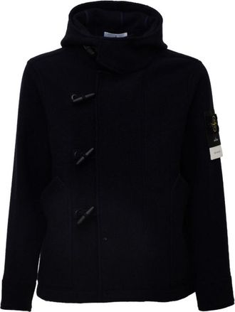 Stone Island Black Regular Hood Jacket