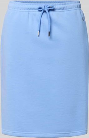 GANT Sweatrock mit Label-Stitching in Hellblau, Gr&ouml;&szlig;e XXL