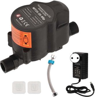 Elle Bomba De Refuerzo De Agua Totalmente Autom&aacute;tica Eosnow, Bomba De Recirculaci&oacute;n Para Ducha Peque&ntilde;a Y Silenciosa, 24 V Cc, Enchufe Europeo 100-240 V