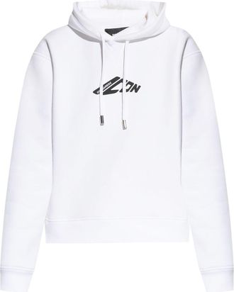 Dsquared2 Felpa Icon con cappuccio - Bianco