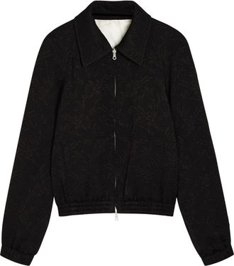 Dries Van Noten Rankles Reversible Floral-jacquard Woven Jacket - Black - L