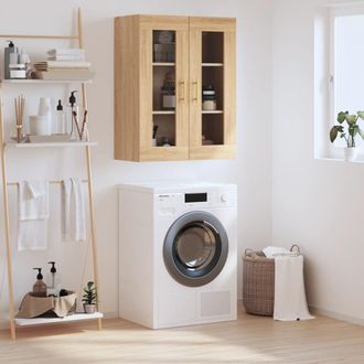 vidaXL Armario De Pared Roble Sonoma 69,5x34x90 Cm Vidaxl