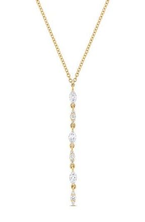 Bony Levy Maya Diamond Y-Necklace in 18K Yellow Gold at Nordstrom Rack