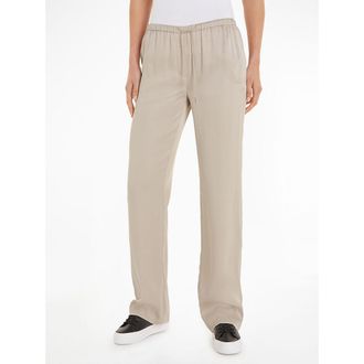Calvin Klein Wijde broek in satijn