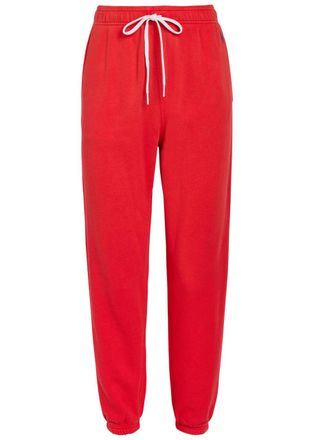 Polo Ralph Lauren Logo-embroidered Cotton-blend Sweatpants - Pink - S (UK8-10 / S)
