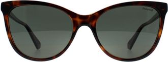 Polaroid Cat Eye Dames Havana Groen Gepolariseerd PLD 4179/S