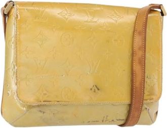 Louis Vuitton Pre-owned Vintage Cross Body Bag - Dames - Vintage Schoudertas - Geel - ONE Size - Leer - Vintage