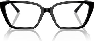 Jimmy Choo London 55mm Cat Eye Optical Glasses in Black/demo Lens at Nordstrom