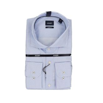 Joop Pai Geometric Print Sport Shirt In Blue