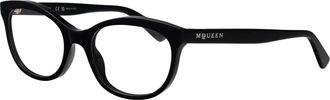 Alexander McQueen Womens Sunglasses Am0569o Black Acetate Glasses & Frames