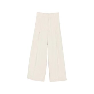 Dries Van Noten Beige Loose Drawstring Pant
