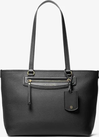 Michael Kors Jet Set Travel Medium Pebbled Leather Tote Bag