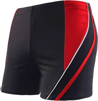 Generic Brief Swimming Trunks Men,Mens Swimming Pants Plus Size Extra Large Swim Trunks Spa Swimwear for The Beach,Pool and surf Red