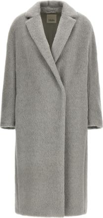 Max Mara S Max Mara Alpaca Leather Womens Coat