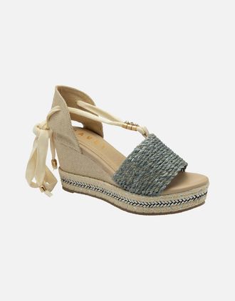 Ravel Womens Forres Womens Espadrille Wedges - Tan - Size: 4