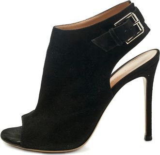 Gianvito Rossi Sandali con cinturino posteriore - Nero