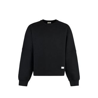 Saint Laurent Black Cotton Mens Sweatshirt