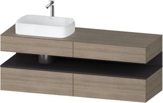 Duravit Qatego Consola Mueble Bajo Lavabo, 2 Extensiones, 2 - Duravit