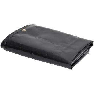 vidaXL Tarpaulin 650 g/m&sup2; 3x4 m Black Vidaxl