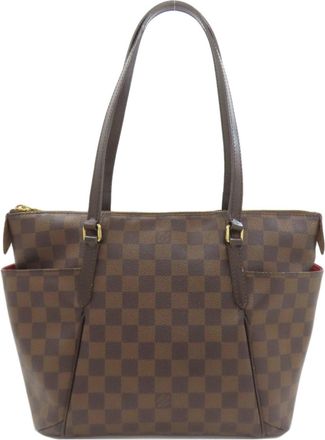 Louis Vuitton Damier Damier Canvas Ebene Damier Canvas Tote Bag (Pre-Owned)
