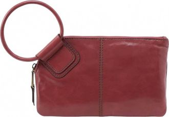 Hobo Sable Wristlet In Cranberry