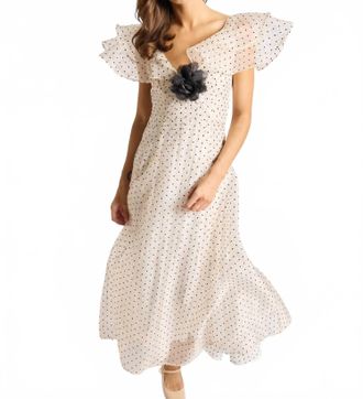 Mille Lucie Dress In Organza Dot