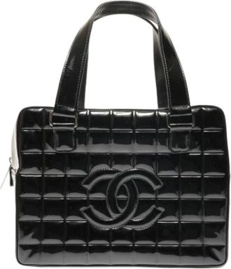 Chanel Pre-owned Handbags, female, Black, Size: ONE SIZE Pre-owned Chocolate Bar Handbag