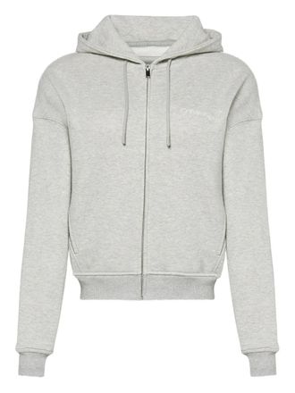 Calvin Klein zip-fastening lounge hoodie - Grey