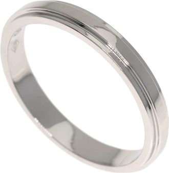 Cartier Platinum Platinum 950 Band Ring (Pre-Owned)