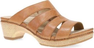 Dansko Lyndi Platform Slide Sandal in Natural at Nordstrom, Size 10.5-11Us