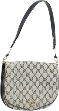 Gucci Pre-owned Vintage Schoudertas - Dames - Vintage Schoudertas - Blauw - ONE Size - Vintage