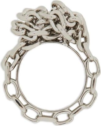 Jil Sander Anello Chunky a Catena - - Accessories - Donna - Grigio - S