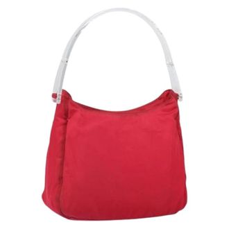 Prada Pre-owned Shoulder Bags, female, Red, Size: ONE SIZE Pre-owned Vintage Tote Bag
