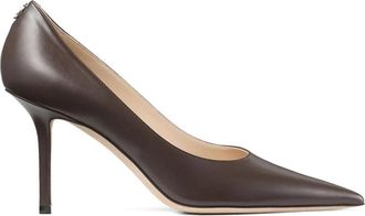 Jimmy Choo London Bruine Pumps voor Vrouwen Elegante Stijl - Dames - Pumps - Bruin - 37 EU - Schoenen