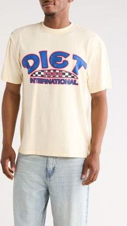 Diet Starts Monday Diet International Graphic T-Shirt in Antique White/Blue at Nordstrom Rack, Size Small