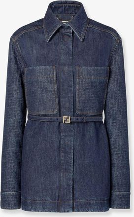 Fendi Giacca di Jeans con maniche FF - FENDI - gender_Woman