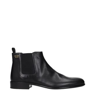 Prada zwarte leren schoenen voor dames