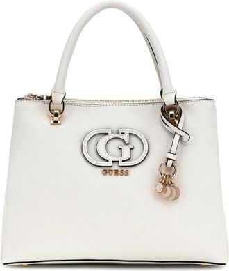Guess Silvye Bucket Off White Handtas - Dames - Handtassen - Wit - ONE Size - Tassen