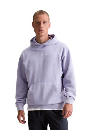 Marc O'Polo Denim Hoodie MARC OPOLO DENIM, Herren, Gr. XXL, lila (lavender mist), Sweatware, Obermaterial: 100% Baumwolle, relaxed fit, Rippb&uuml;ndchen, Sweatshirts Hoodie