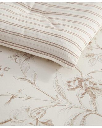 Laura Ashley Branch Toile Cotton Bonus Comforter Set