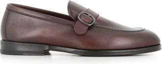 Henderson Enkel gesp schoen - Heren - Loafers - Bruin - 45 EU - Leer - Schoenen