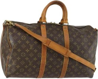 Louis Vuitton Pre-owned Vintage Weekendtas - Dames - Vintage Weekendtas - Bruin - ONE Size - Vintage