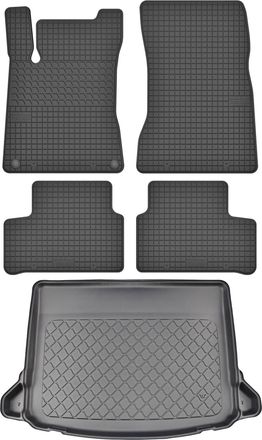 OEM Juego De Alfombrillas De Goma Para Coche Y Maletero Para Mercedes Clase A W177 Hatchback Desde Mayo De 2018